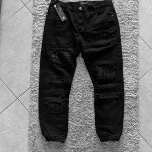 AOWOFS Men's Black Jeans NWT Size 32